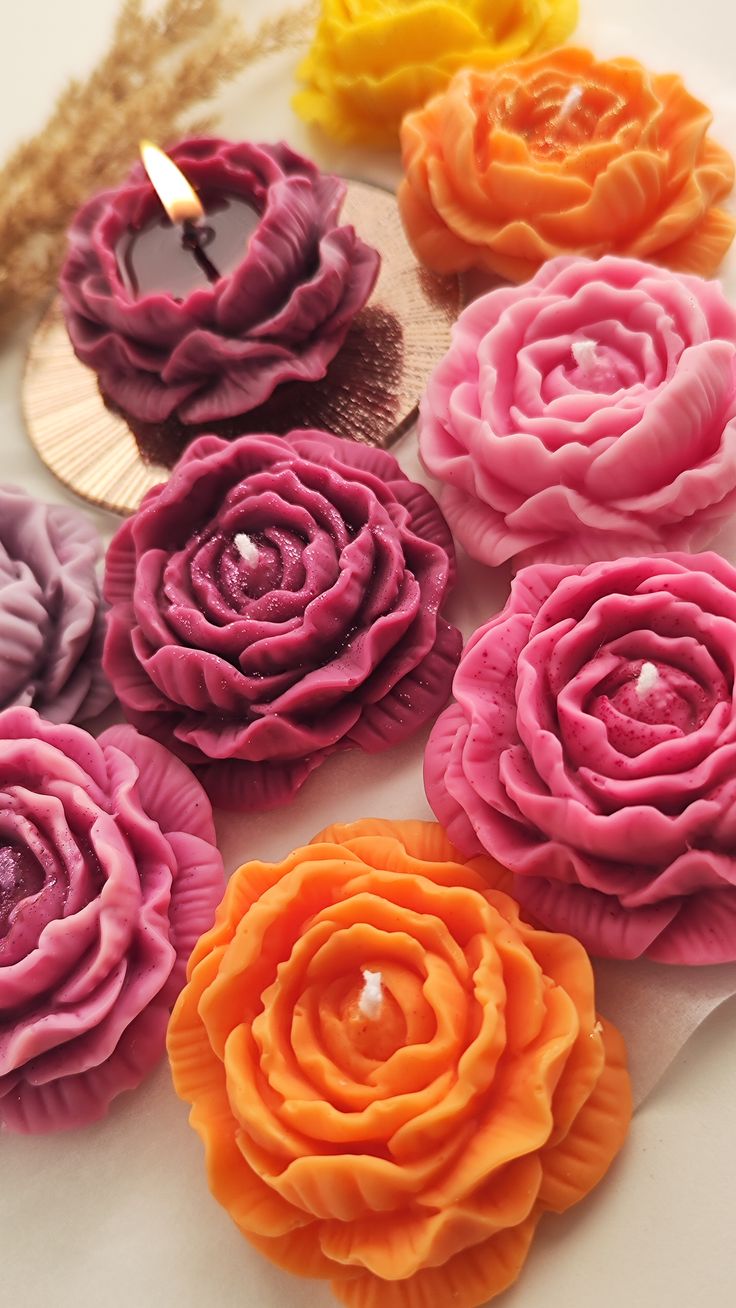 Rose Candle With Perfume