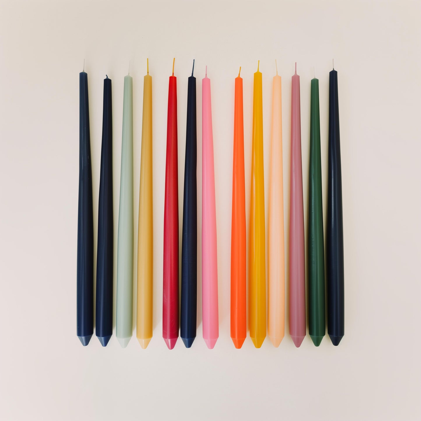 Multicolour Rode Shaped Candles Bundle